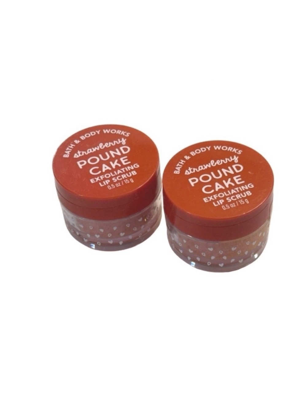 2 Strawberry Pound Cake Exfoliating Lip Scrub